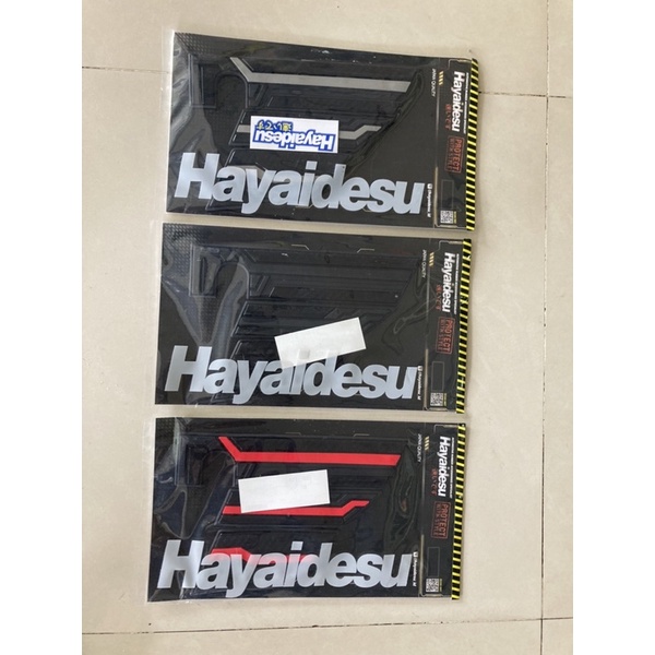 Bộ miến dán bảo vệ ốp pô pcx 160 Hayaidesu japan
