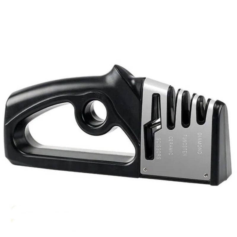 Dụng cụ mài dao đa năng 4 in 1..loại có tay cầm 20cm