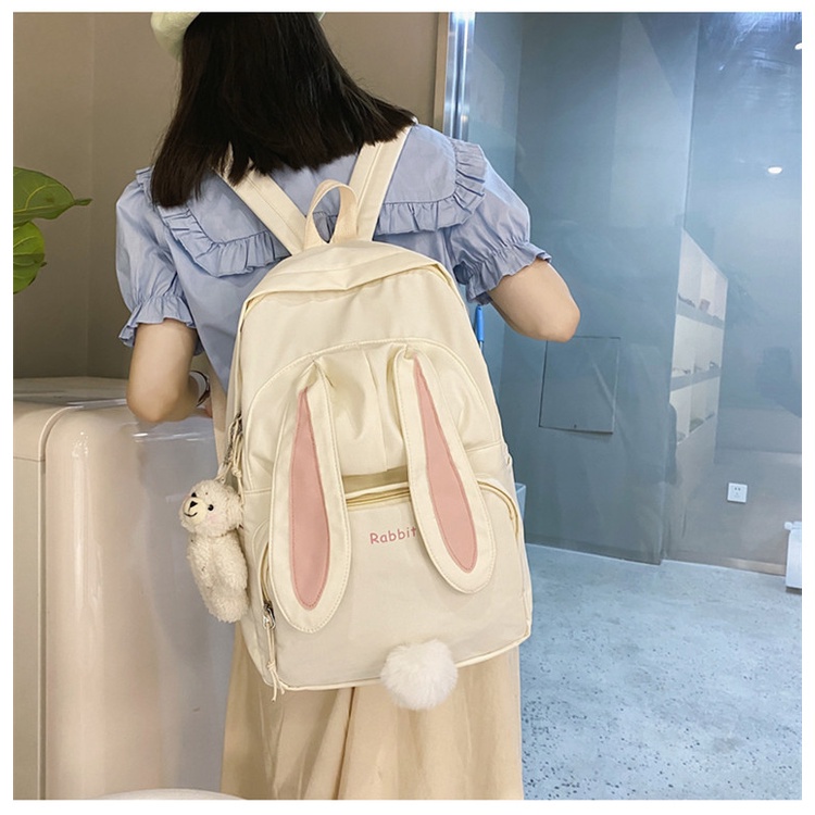 Mới Ba Lô Tai Thỏ Dễ Thương Cho Nữ
