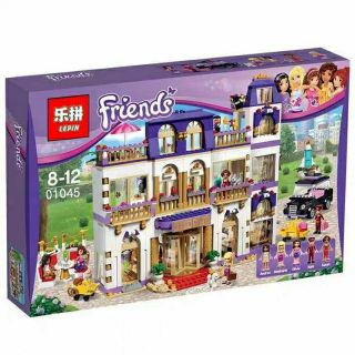 [ Xả hàng ] Lắp ráp kiểu lego friends - Khách sạn 5 sao Heartlake 1585 miếng