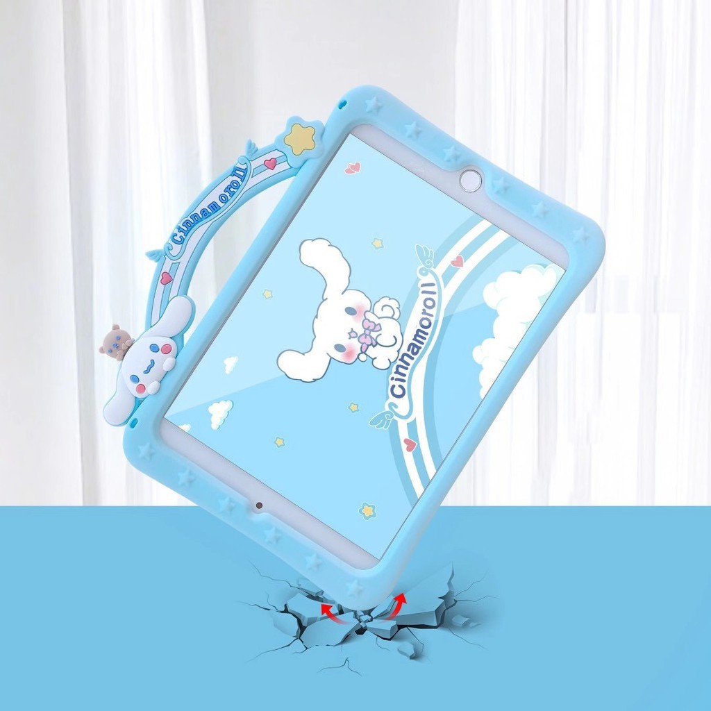 Bao Da Máy Tính Bảng Bằng Silicon Mềm Hình Cinnamoroll 9.7 Inch Cho Ipad 5 / 6 / Pro Ipad Mini 1 / 2 / 3 / 4 / 5 2018 Ipad Pro 10.5 Inch Ipad Air 1 2 3