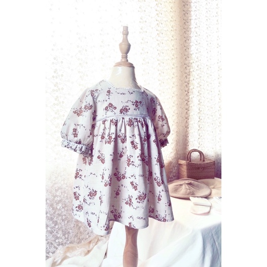 Áo váy hoa nhí cho bé