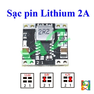 Mạch sạc pin lithium 1s, 2s, 3s battery charger li-ion 18650 4.2v-8.4v-12.6v 2a