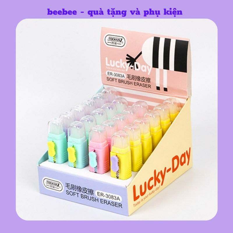 GÔM TẨY 2 ĐẦU CHÌ VÀ MỰC TIỆN LỢI - BEEBEE
