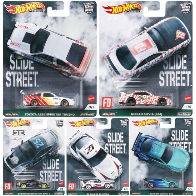 Xe mô hình Hot Wheels 1/64 2021 Car Culture Slide Street Set