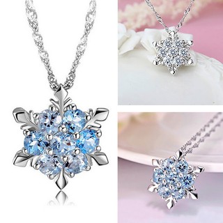 1 bông hoa Chic Chic Mặt dây chuyền rhinestone Crystal Party Xmas Vòng cổ thanh lịch