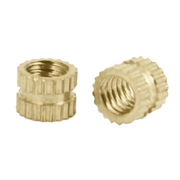 Bộ 100 đai ốc gắn xy lanh M2 x 3mm chất liệu đồng