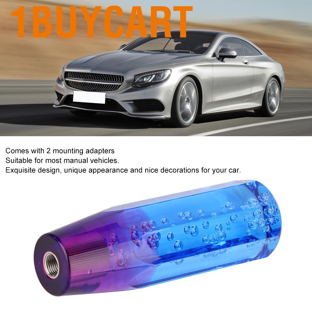 Đầu Tay Nắm Cần Số Hai Màu Trong Suốt 8mm 10mm