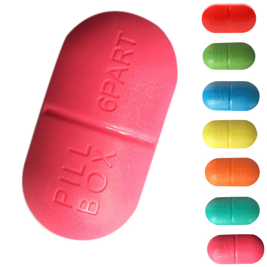 Compartment Travel Pill Box Organizer Tablet Storage Dispenser Container Holder Pill Case Box