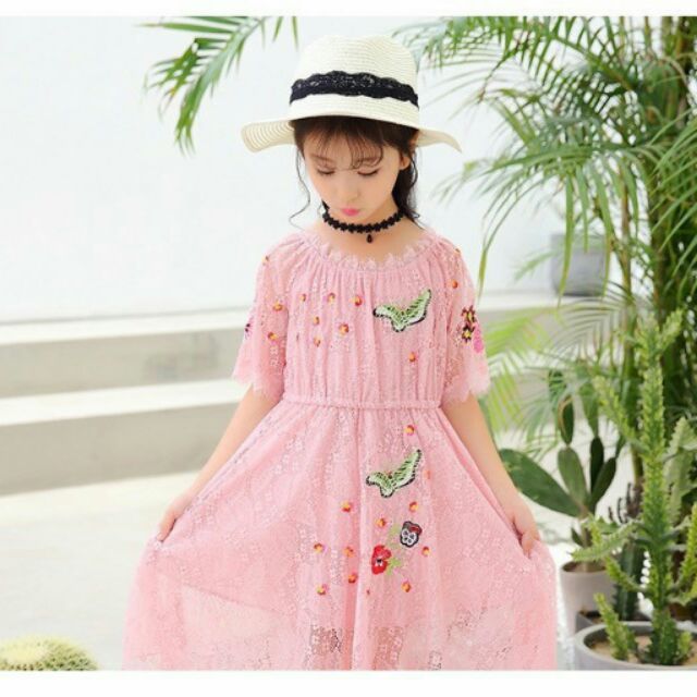 Đầm ren hàng nhập
