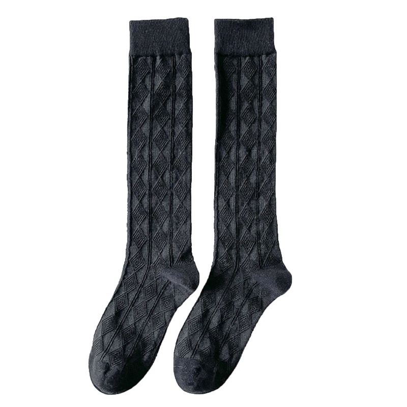 Xiangbao Vớ Lửng Bằng Cotton Lưới Mỏng Màu Trơn Họa Tiết Kẻ Sọc Caro Phong Cách Lolita Mùa Hè Cho Nữ