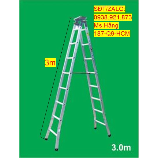 Thang Nhôm Chữ A Cao 3M - Mã: THH30T-