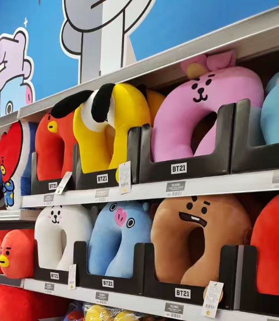 GỐI U BT21 SIÊU ÊM SIÊU MỀM
