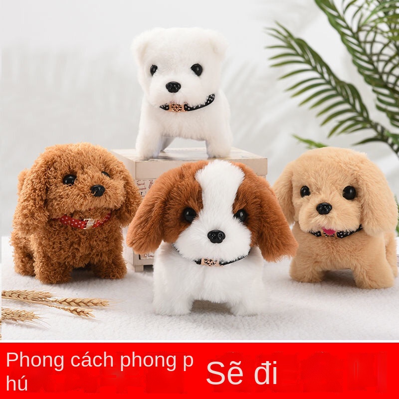 ▦❅﹉Con chó sang trọng chó điện đi lùi về phía trước kính sáng con chó nóng bán chó sang trọng cho trẻ em gian hàng đồ ch
