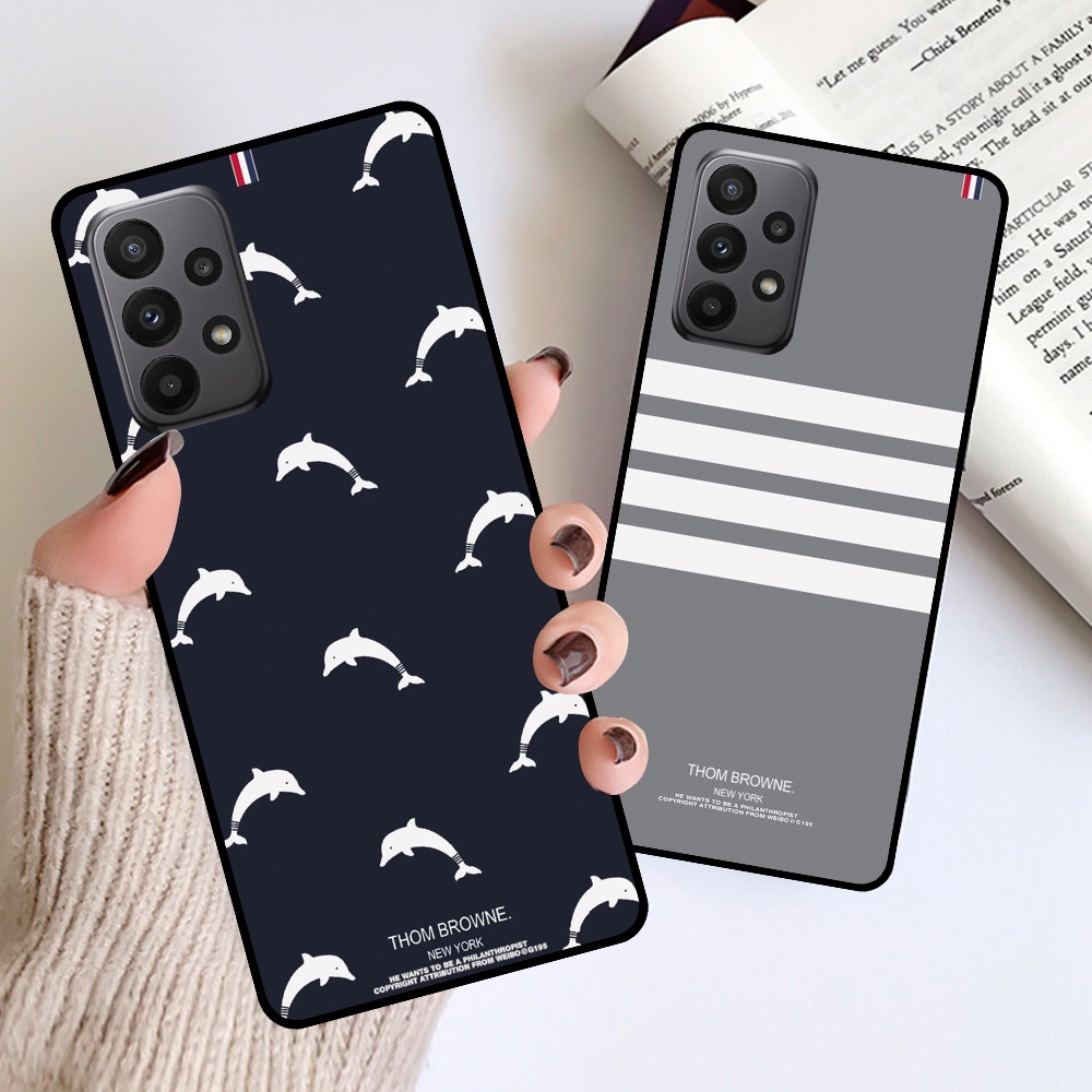 Ốp lưng Samsung A13 / A23 / A33 5G / A53 5G / A73 5G in hình sọc caro, họa tiết đen trắng dễ thương