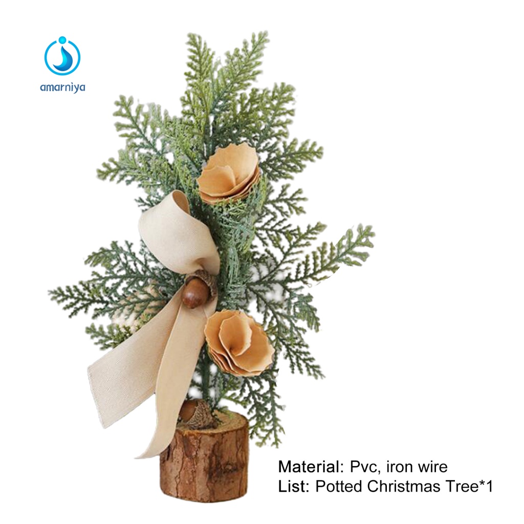 Cây Thông Giáng Sinh Mini 25cm Bắt Mắt