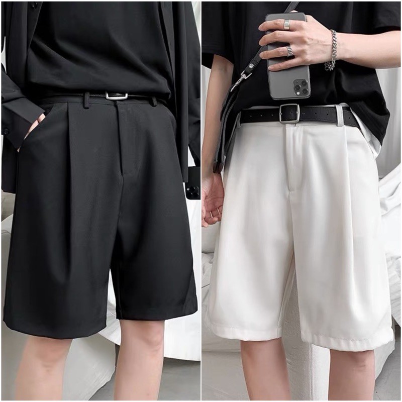 QUẦN SHORT KAKI ÂU FORM UNISEX NAM NỮ (kèm hình chụp thật)