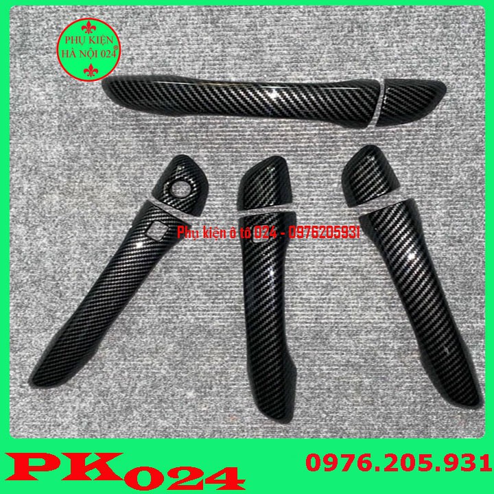 [Accent 2018 2019 2020] Bộ Ốp Tay Nắm Hõm Cửa Cacbon Accent 2018 2019 2020