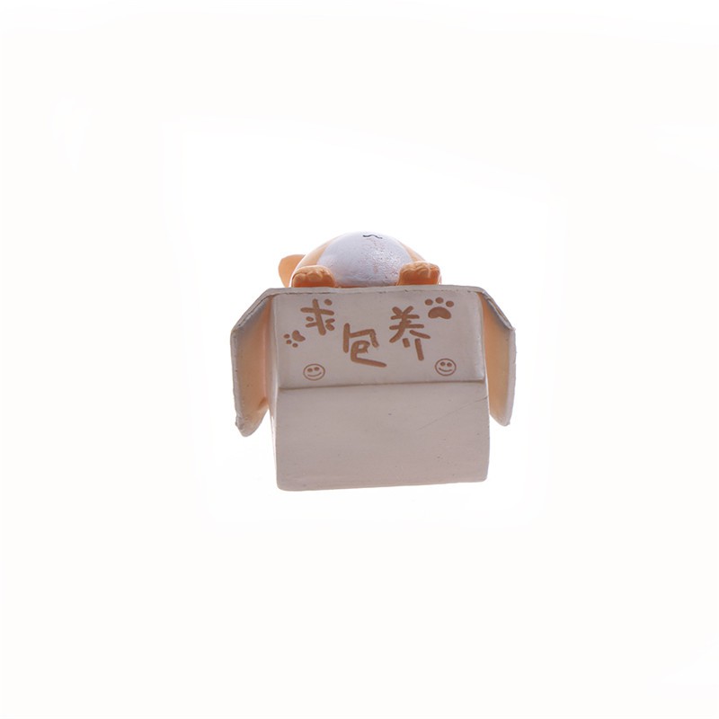 1 Mô Hình Chú Mèo Mini Bằng Nhựa Resin Trang Trí Tiểu Cảnh