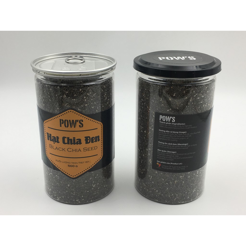 [FREESHIP ĐƠN HÀNG 99K] Combo 500gr hạt chia đen Organic Peru + 500gr yến mạch cán vỡ HAFER Flocken