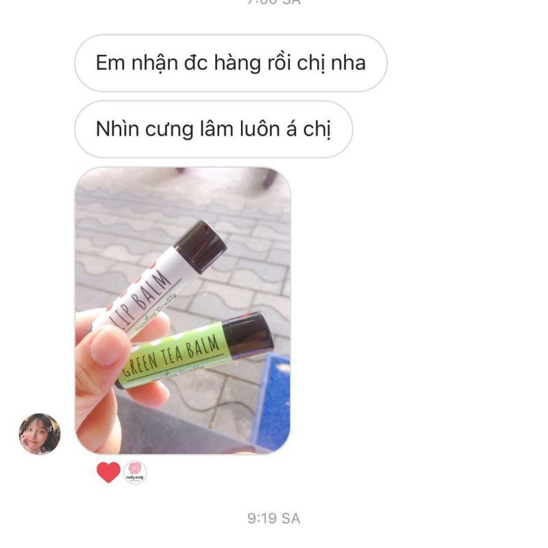 Sáp dưỡng giảm thâm mắt trà xanh thiên nhiênGreen Tea Balm Sunday Beauty handmade