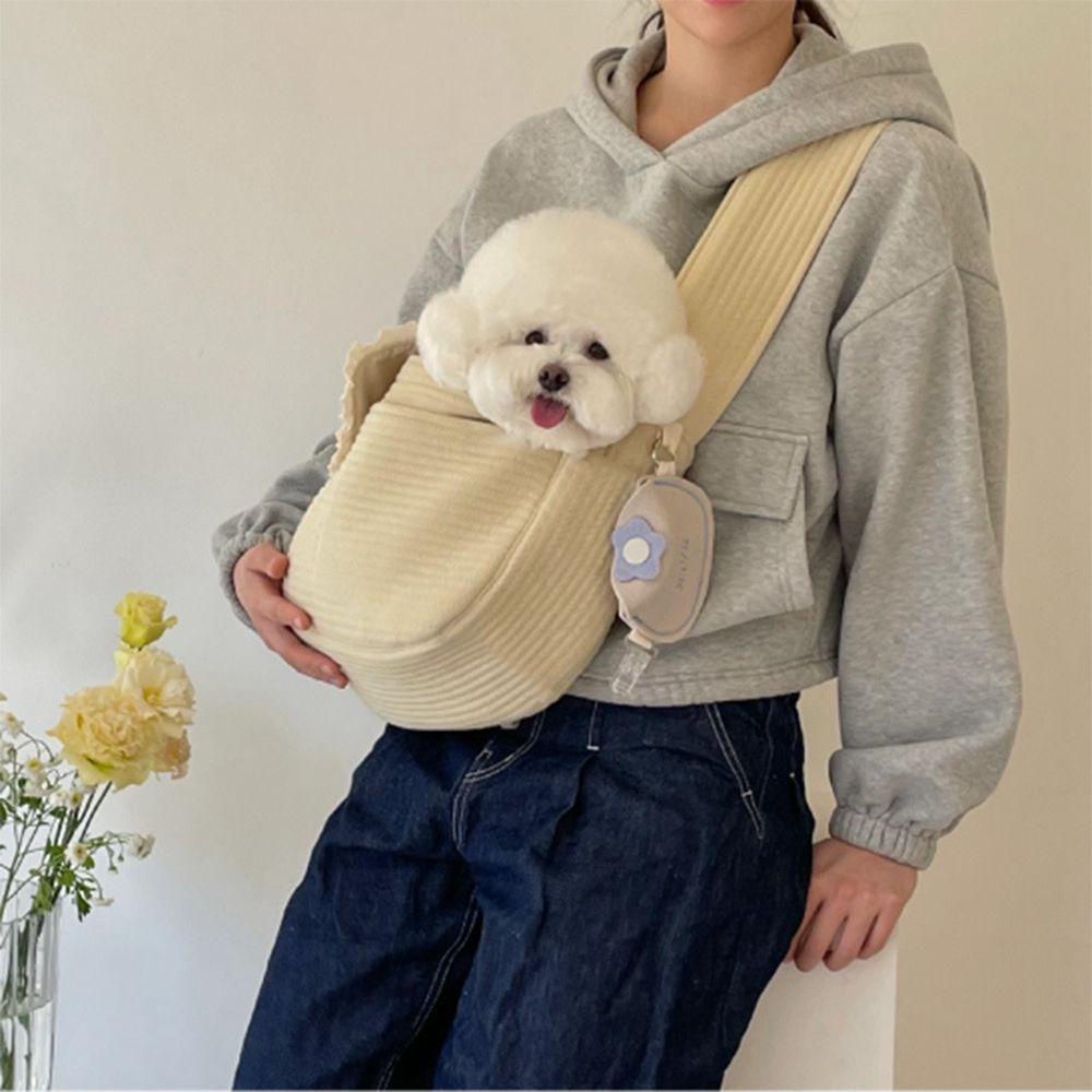 Túi Xách Canvas Thoáng Khí Để Thú Cưng Tiện Lợi