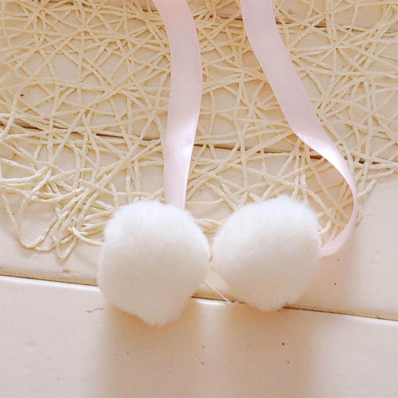 Áo khoác lông mũ tai thỏ dáng rộng đáng yêu cho bé gái chất siêu mềm