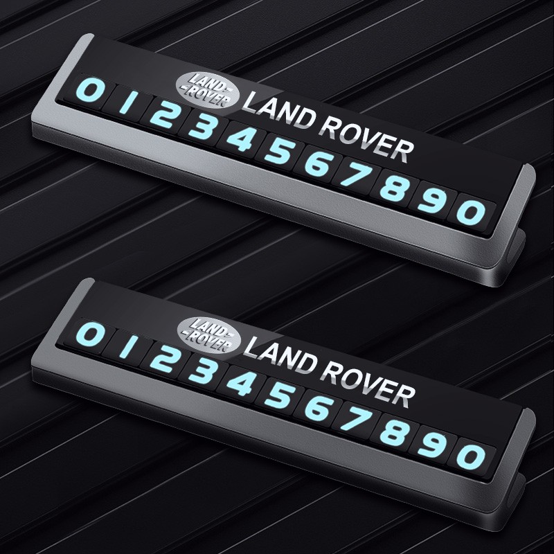 Bảng Số Điện Thoại Đỗ Xe Hơi Land Rover Chất Lượng Cao