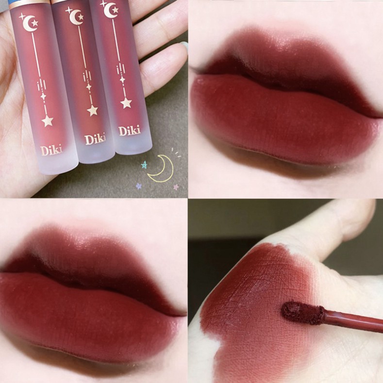 Son Kem Lì Chất Nhung Mềm Mịn Thiết Kế Vỏ Hình Mặt Trăng Ngôi Sao | BigBuy360 - bigbuy360.vn