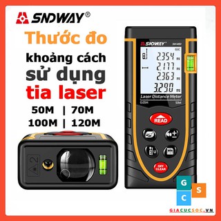 MÁY ĐO KHOẢNG CÁCH THƯỚC ĐO KHOẢNG CÁCH BẰNG TIA LASER SNDWAY LOẠI 50M - 70M - 100M ĐA NĂNG MỚI - GIACUCSOC