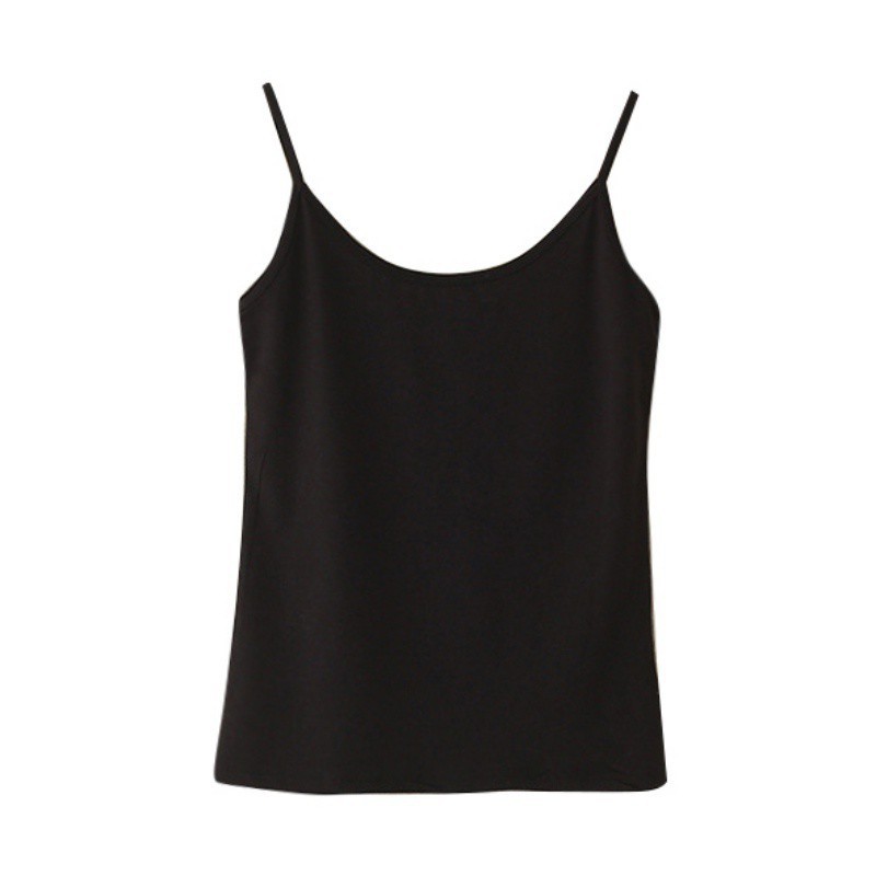 Áo Lửng Hai Dây Màu Trơn Gợi Cảm Cho Nữ