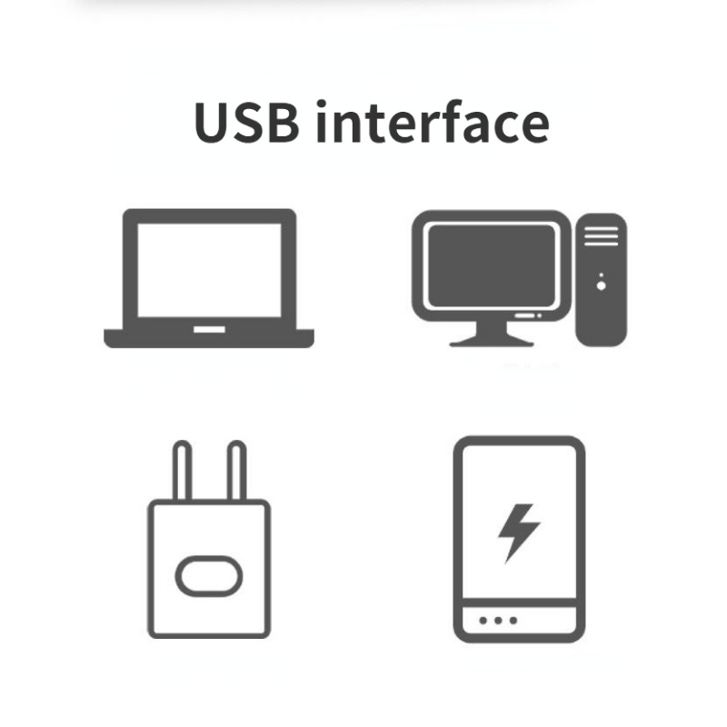 Đèn LED Đọc Sách Bảo Vệ Mắt Sạc USB Hình Tròn Nhỏ