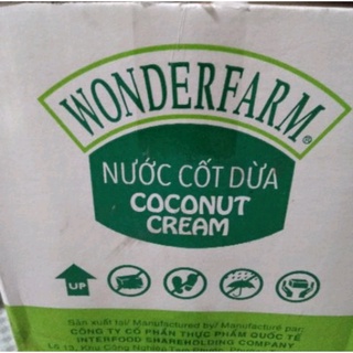NƯỚC CỐT DỪA WONDERFARM { 400 ML}