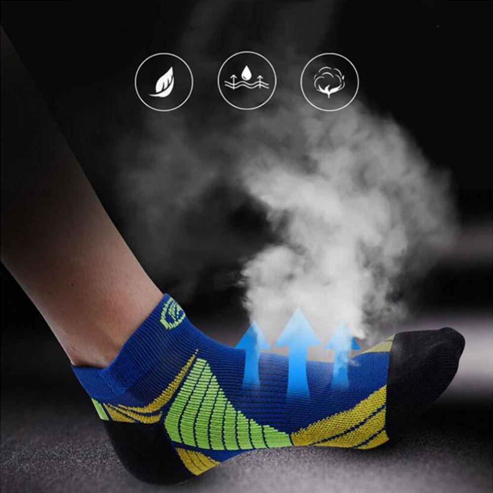 MIQUEL Vớ Thể Thao Cotton Chống Trượt Màu Sắc Đơn Giản Cho Nam