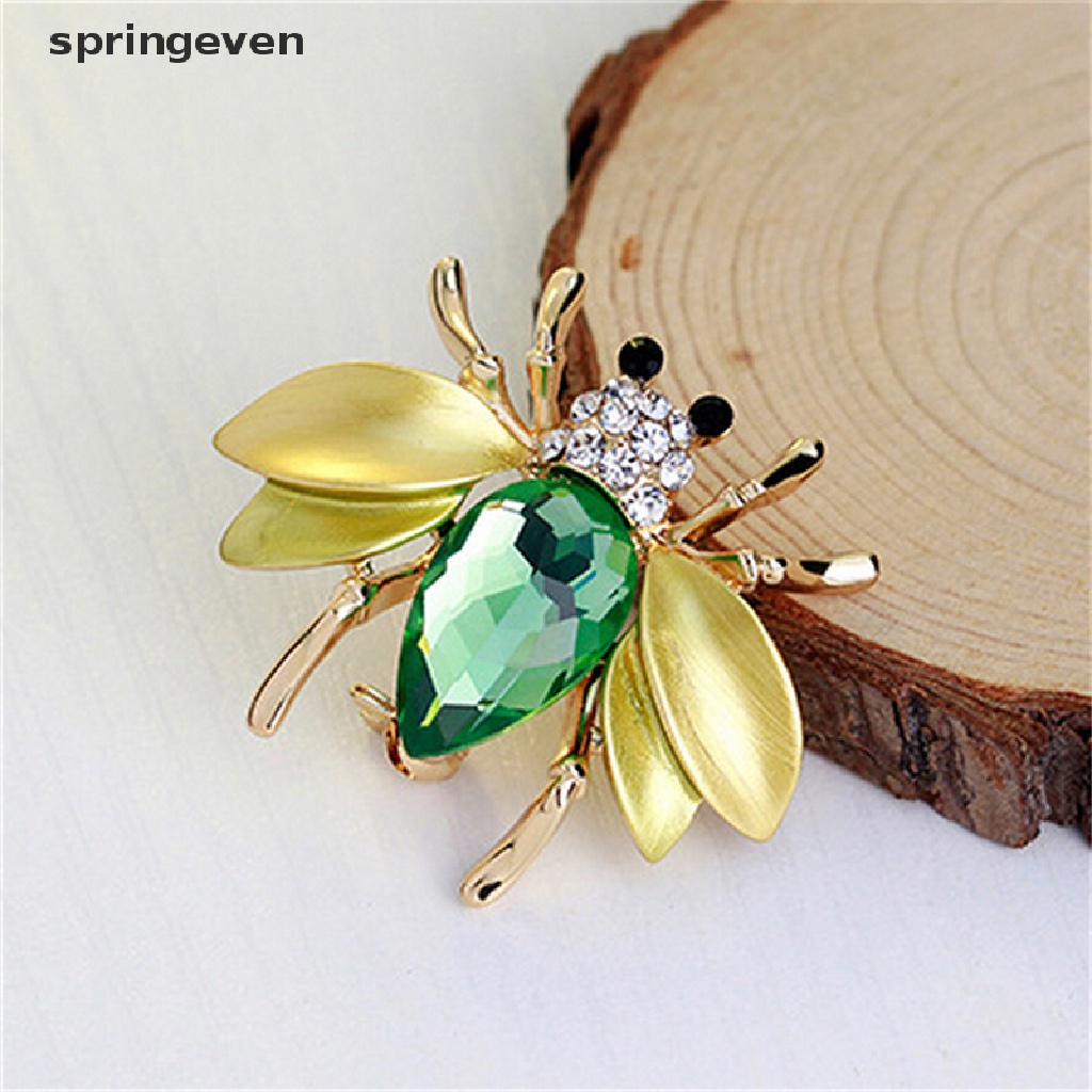 springeven New Cute Bee Pin Brooch Gift Women Jewelry Party Brial Wedding Accessory Fashion RFT