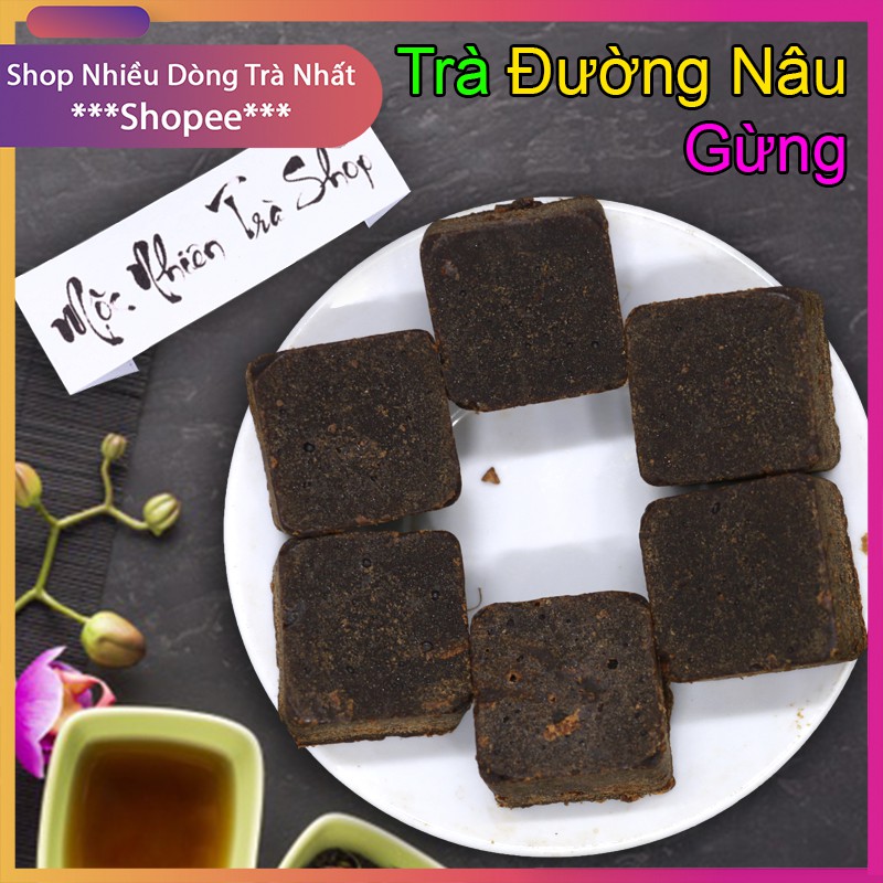 Trà Đường Nâu GỪNG - Trà đường đen Thơm Ngon Bổ Dưỡng