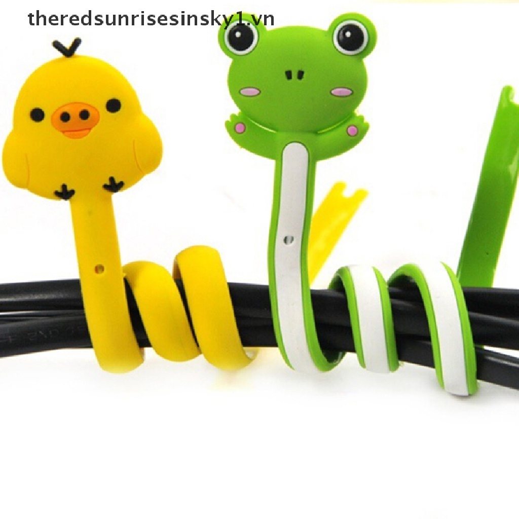 【theredsunrisesinsky.vn # #】 1 dây quấn tai nghe hình thú dễ thương