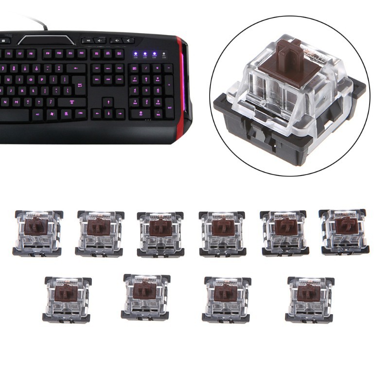 10 nắp đậy 3 chấu cho bàn phím cherry MX