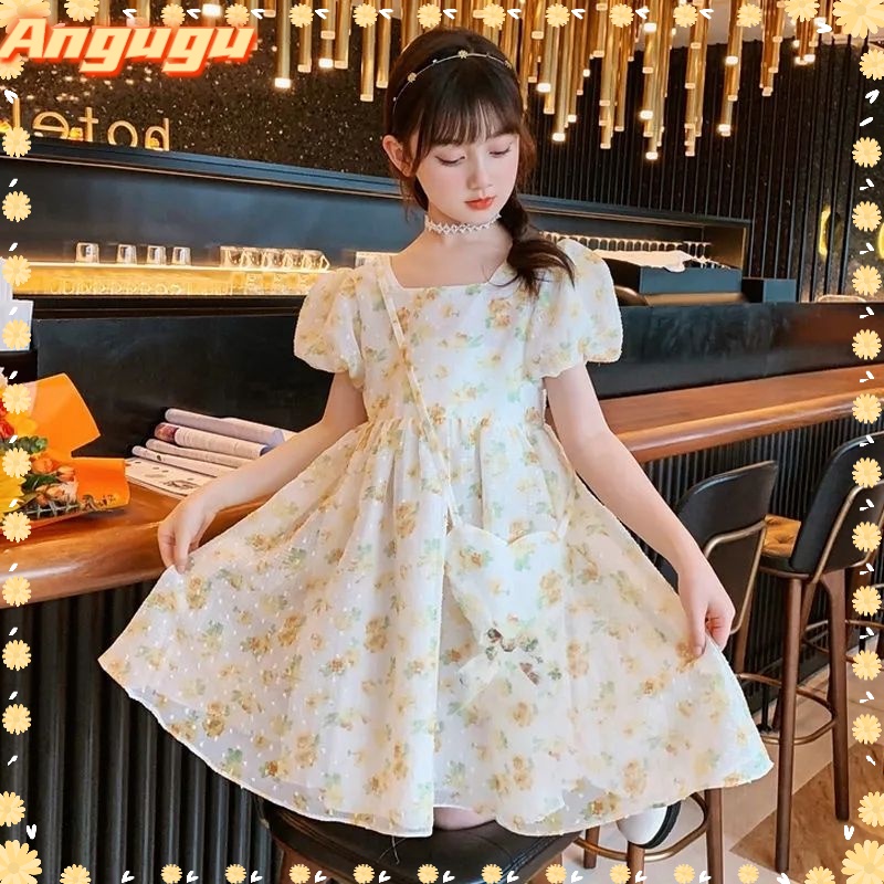 Đầm Công Chúa Ngắn Tay Họa Tiết Hoa Thời Trang Mùa Hè Dành Cho Bé Gái Từ 3 Đến 4 Đến 6 Đến 7 Đến 8 Đến 9 Đến 10 Đến 11 Đến 11-12 Tuổi