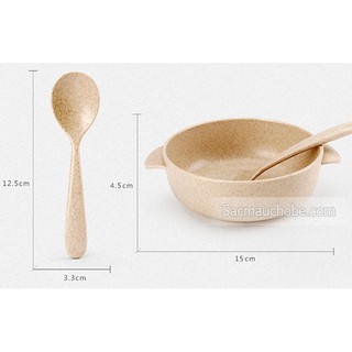 Bộ bát ăn dặm lúa mạch 6 chi tiết