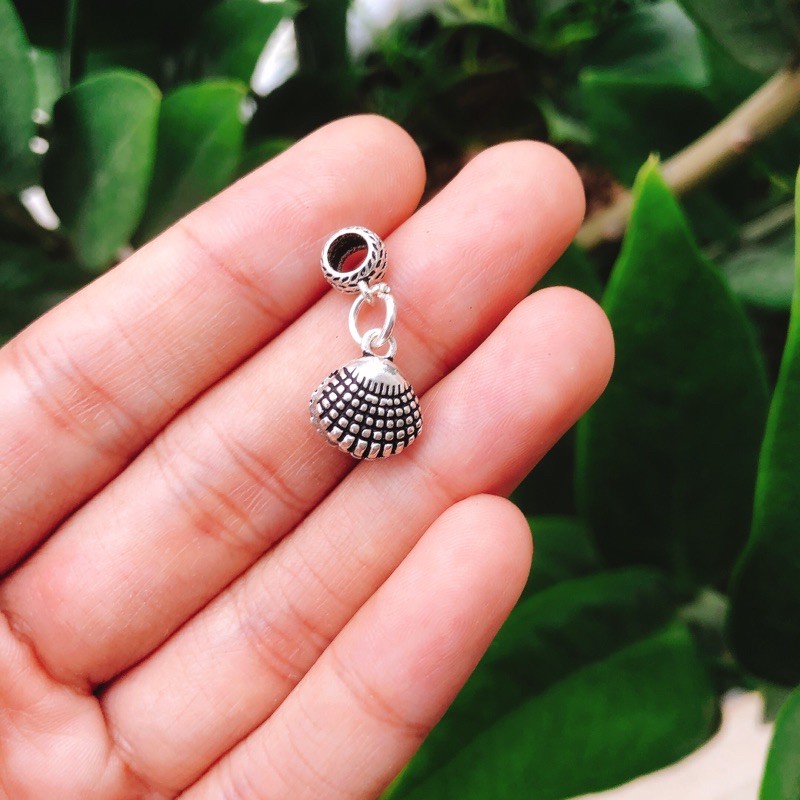 ✅ BÁN SỈ ✅ Charm bạc hình vỏ sò đáng yêu hàng đẹp - Bạc xịn loại 1, PH055