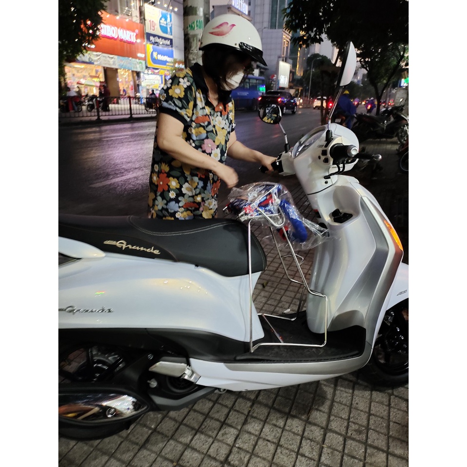Ghế đi xe máy có vòng bảo vệ Grande