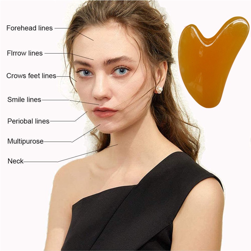 [Hàng mới về] Đá Gua Sha Mát Xa Nâng Cơ Mặt Chống Lão Hóa