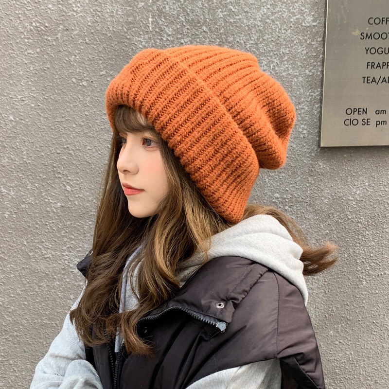 Mũ len nam nữ TUMIE nón len trơn oversize unisex phong cách ullzang ML001
