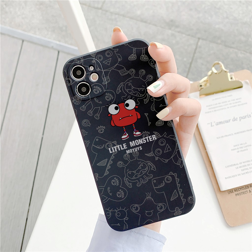 Ốp lưng iphone Quái vật Moyuys cạnh vuông 6/6plus/6s/6splus/7/7plus/8/8plus/x/xs/11/12/13/14/pro/max/promax/plus