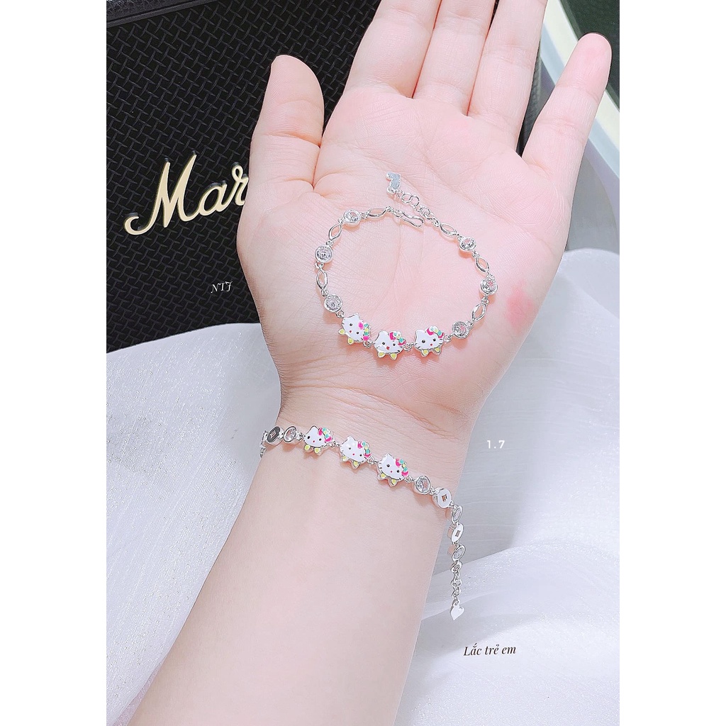 LẮC TAY MÈO KITTY CHO BÉ GÁI BẠC TA