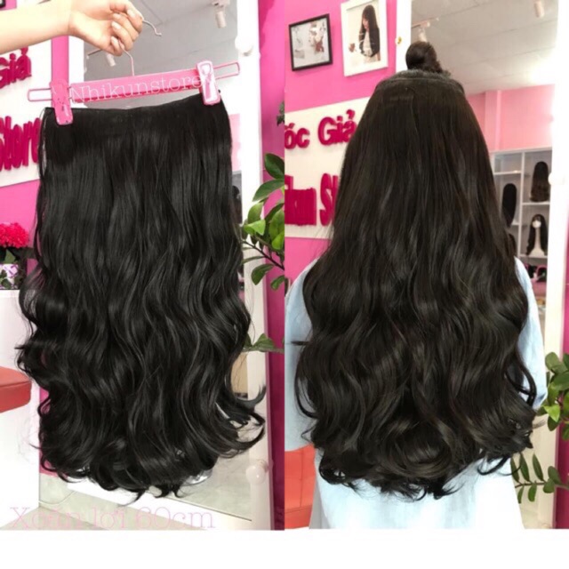Tóc kẹp dải 65cm sỉ 60k