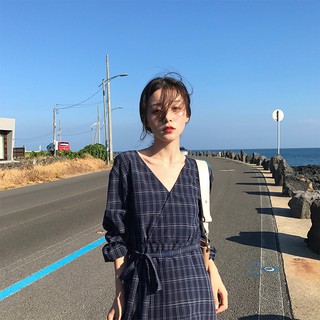 Đầm vạt chéo dáng dài (kèm ảnh thật)