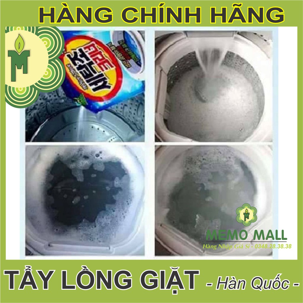 2 GÓI BỘT TẨY LỒNG GIẶT HÀN QUỐC (450gr/gói)