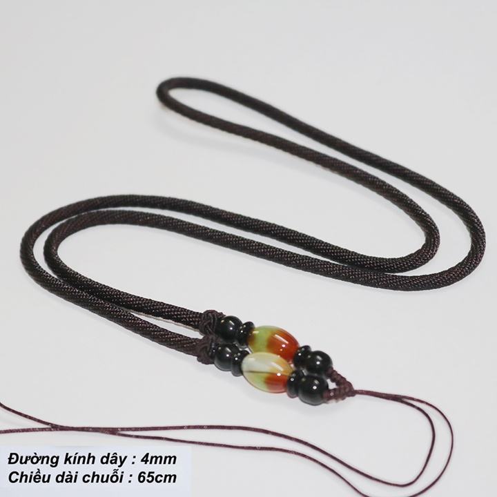 ⚡Nhiều Mẫu⚡ Dây dù 3ly, 4ly - Dây chuyền dù thủ công đeo cổ cao cấp bán buôn bán lẻ MS270720221